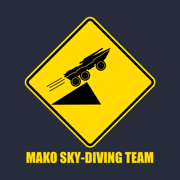 Mass effect Mako skydiving team by AlarisV