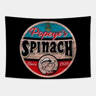 Popeye's Spinach Label Tapestry