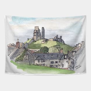 Corfe Castle Autumn 2023 Tapestry