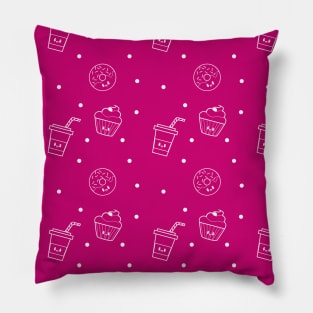 Geek Girl Pattern 1 Pillow