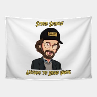 Dead Vinyl Podcast Steve Speigz T-Shirt Tapestry