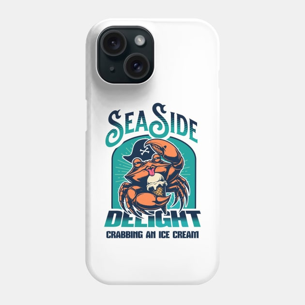 Captain crab Phone Case by Graffik-Peeps