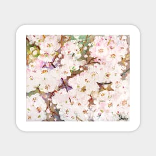 Pear Blossom Magnet