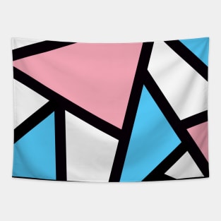 Trans Pride Color Blocking Tapestry