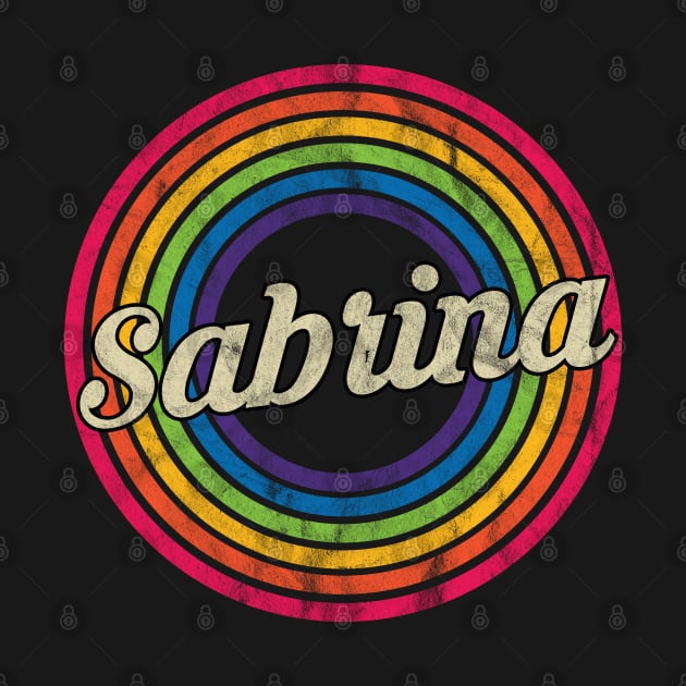 Sabrina - Retro Rainbow Faded-Style by MaydenArt