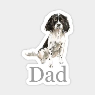 English Springer Spaniel Dog Dad, Dog Dad, Dog Daddy, Gift from the Dog, Dog Dad Gift, Dog Dad Present, Dog Daddy Present, Gift for Dog Dad, Present from the Dog Magnet