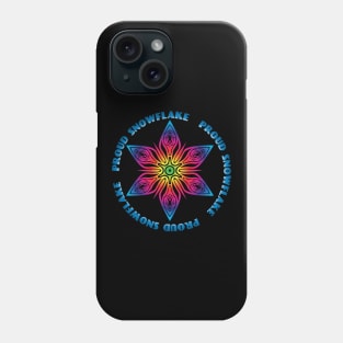 Proud Snowflake (rainbow) Phone Case