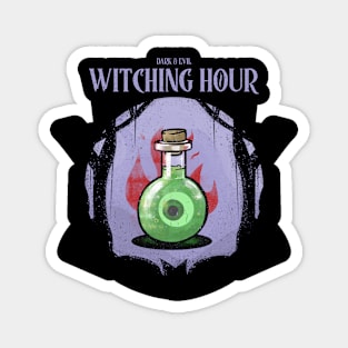 Witching Hour Halloween Gifts Magnet