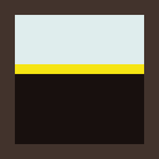 black yellow and blue minimalist abstract design by pauloneill-art