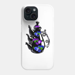 Topsy turvy teapot Phone Case