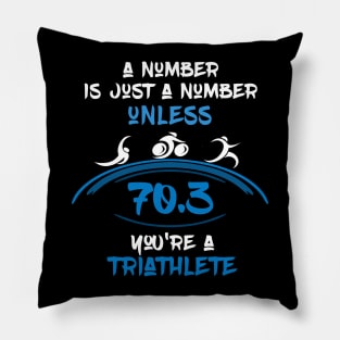 Bragging Half Triathlon 70.3 Pillow