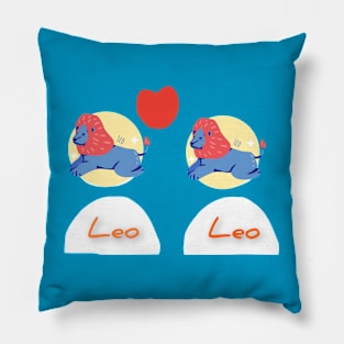 Leo Loves Leo Pillow