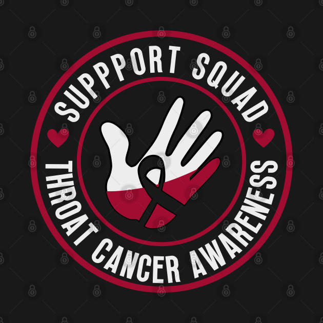 Support Squad Throat Cancer Awareness by oneduystore