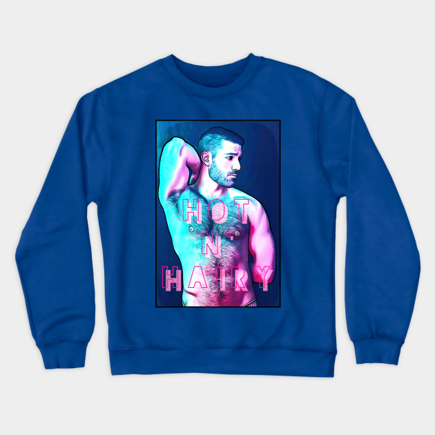 hairy guy sweatshirt