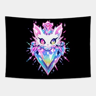 Music Lover EDM Cat Trippy Rave Tapestry