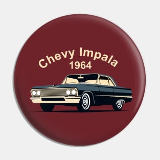 Impala Classic American Cars Pin