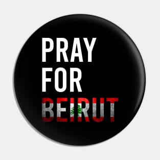 Pray For Beirut Pin