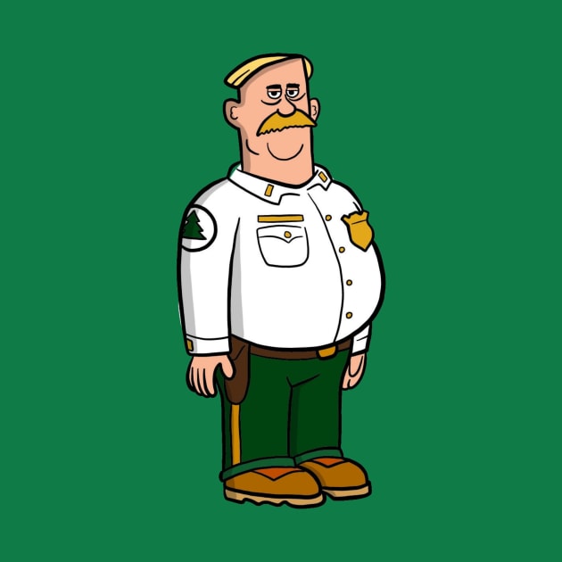 Brickleberry - Woodrow Johnson - National Park Ranger by humoursimpson