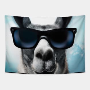 Llama with Sunglasses Tapestry