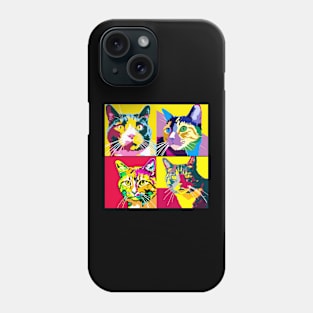 Manx Pop Art - Cat Lover Gift Phone Case