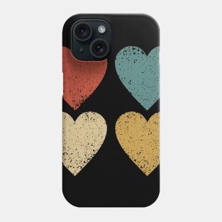 Vintage Four Heart Costume Gift Phone Case