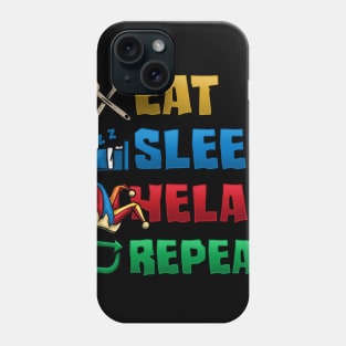 Eat Sleep Helau Repeat I Faschingsumzug design Phone Case