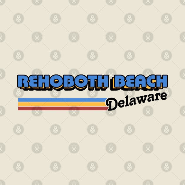 Rehoboth Beach, Delaware / / Retro Styled Design by DankFutura