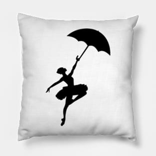 Funny ballerina ballet dancer Pillow