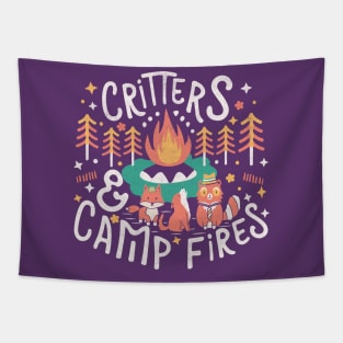 Critters and Campfires Tapestry