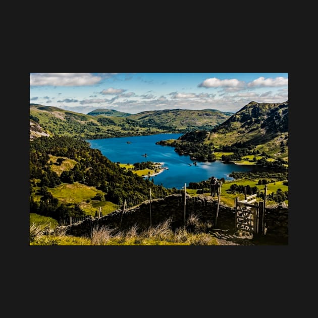 Lake Ullswater From St Sunday Ascent by Reg-K-Atkinson