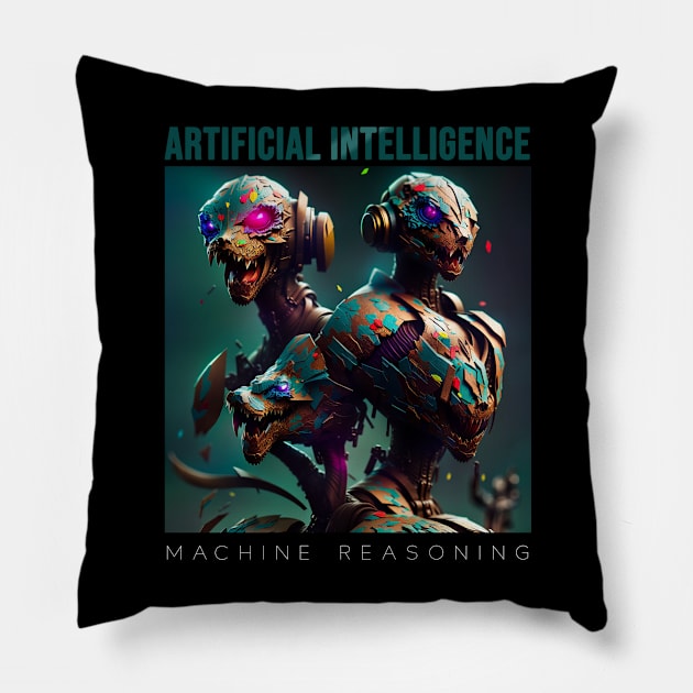 A new era of intelligence Pillow by Aleksandar NIkolic