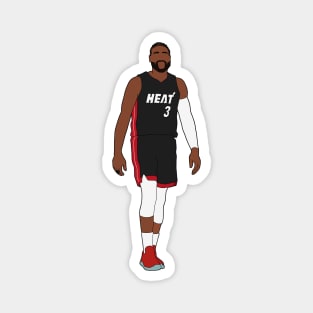 Dwyane Wade Heat Minimal Magnet