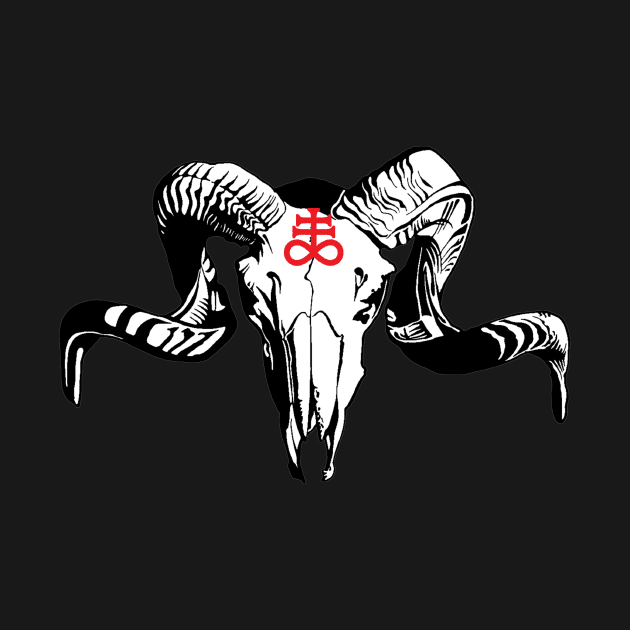 Sigil Of Leviathan Goat Skull by artpirate