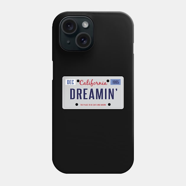 California Dreamin' - License Plate Phone Case by TwistedCharm