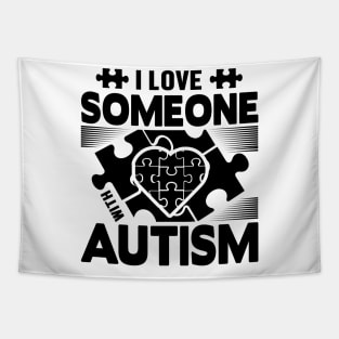 I love someone with autism Tapestry