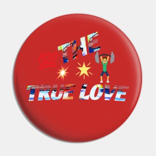 THE TRUE LOVE artnessbyjustinbrown Pin