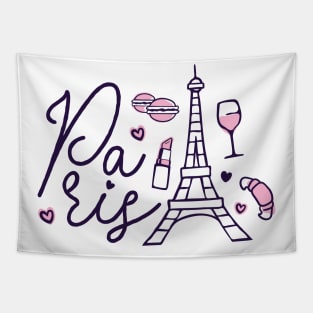 Paris Eiffel Tower Tapestry