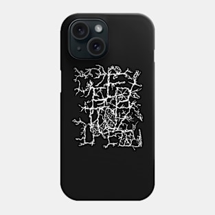 Black Metal Eye Chart Phone Case