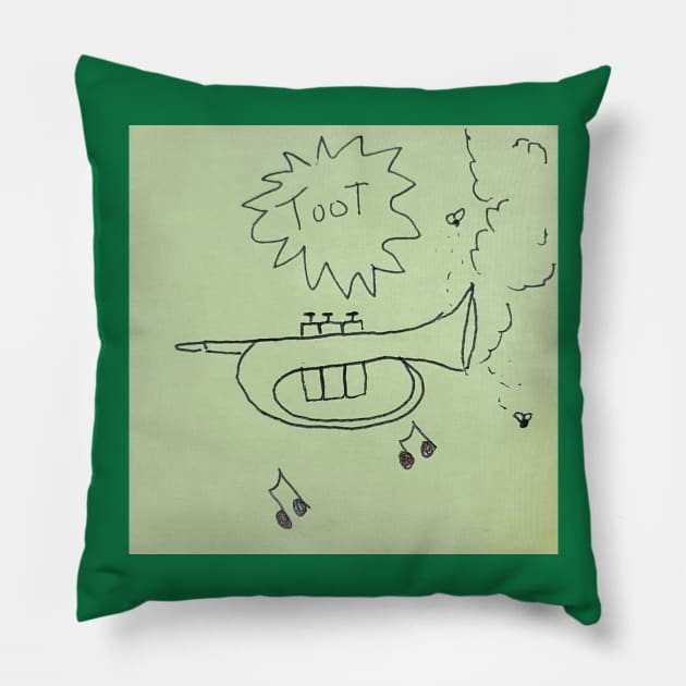 Toot Pillow by CINEMA 911