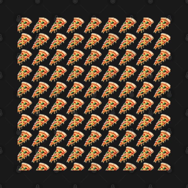 Pizza Slices Pattern by ArtFactoryAI