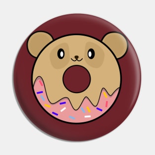 Donut Bear T-Shirt Pin