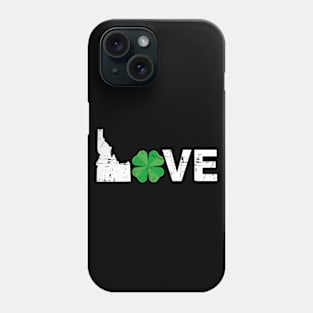 I Love Idaho | Boise Potato | St. Patrick's Day Shamrock Phone Case