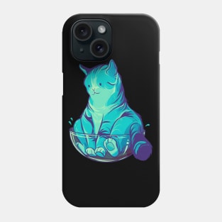 If it fits, it sits! (funny alien cat) Phone Case