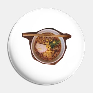 Ramen Cup Photo Art Pin