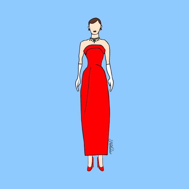 Funny Face RED dress by notsniwart