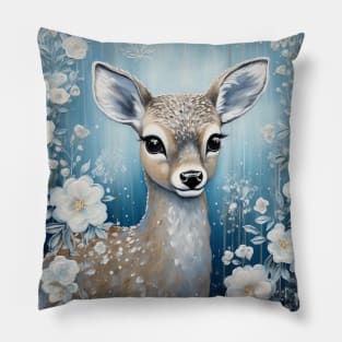 Deer Painting Pillow