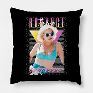 True Romance 80s Retro Aesthetic Fan Art Pillow