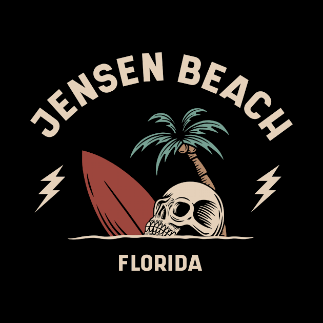 Vintage Surfing Jensen Beach, Florida by SLAG_Creative
