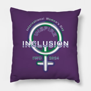 IWD Inspire Inclusion - March 8 Women Day Pillow