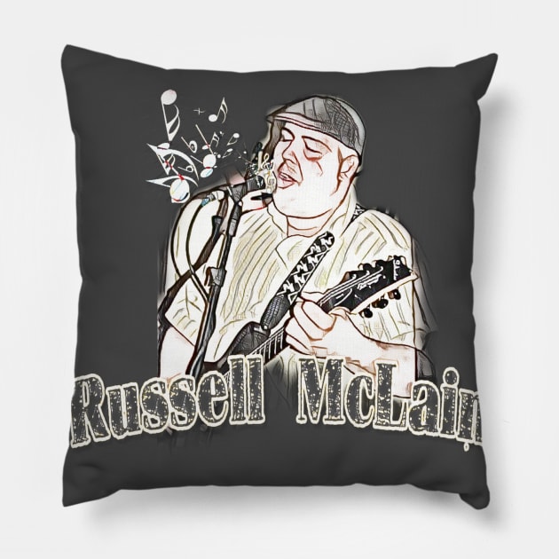 Russell McLain Retro Pillow by RussellMcLainMusic